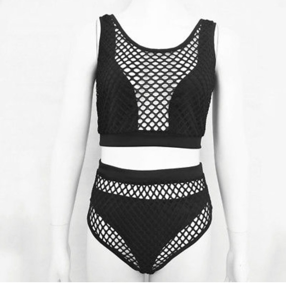 NEW! Fishnet Bikini - Picture 5 of 8